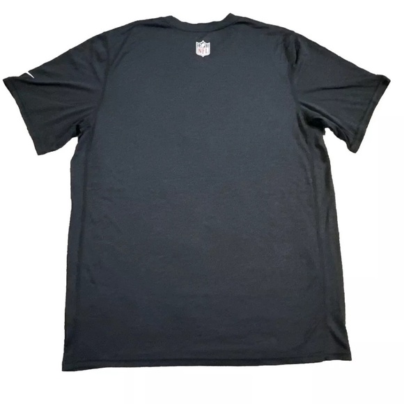 Pittsburgh Steelers Shirt Large Black Nike Dri-Fit NFL On Field Apparel Sz Large - Picture 2 of 3